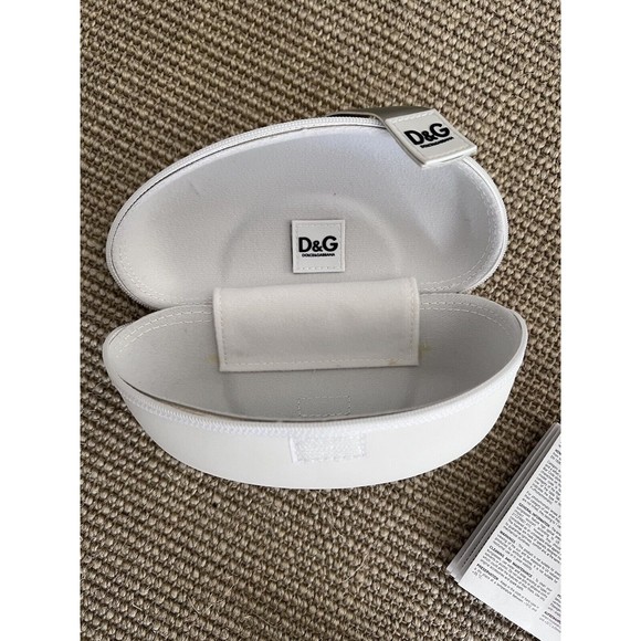 $345 Dolce & Gabbana DG 3003 Monogram Elastic Crossed Amore Capri Sunglasses L